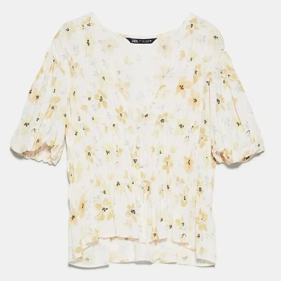 ZARA VOLUMINOUS PRINTED SHIRT  - Picture 10 of 13